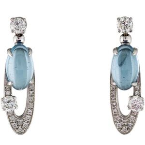 Bvlgari Bulgari 18k white gold Elisia earrings